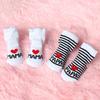 1pair Baby Socken Girls Boys Baby Soft Socks For Newborn Stripe Baby Socks Warm