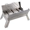 Captain Stag Ug 0110 [barbecue Stove  Bonfire Stand  Box Grill  A4 Type  Easy Assembly  Storage Bag Included  Stainless Steel]