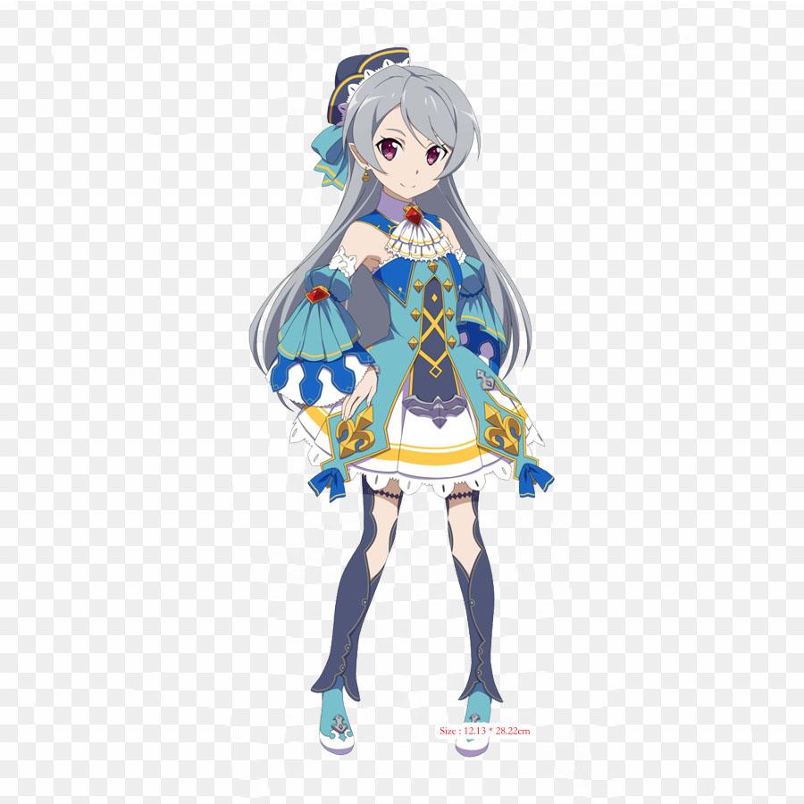 Alfheim Online Asuna Asuna Kirito Iron On Patches For Clothing Applique Stickers On Clothes Heat-Sensitive Custom Patch