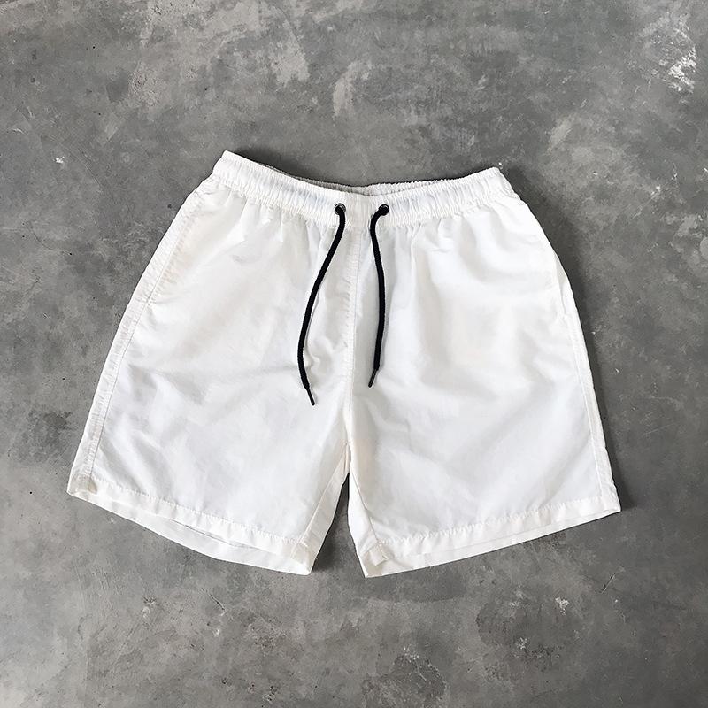 Summer Men's Casual Shorts Candy Colored Five Quarter Pants Men's Sports Loose Quick Drying Thin Beach Pants Shorts Men’s