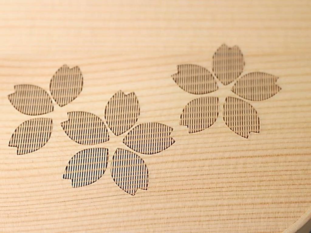 Humidity Control Function Wooden Bento Box X X 6cm 700ml Natural White Current Model J-kitchens 18.3cm 12.5cm