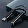 USB Type C Headphone Adapter Cable Weave USB C To 3.5 MM Jack Adapter  For Headphones/Phone