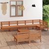 Day and Night - Day and Night Garden Furniture Set 9 Pieces Solid Pine Wood Honey Brown
