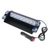 Dash Strobe Warning Light 12V 8 LEDs 3 Flashing Modes Day Running Flash Led Police Lights Car Truck Emergency Flasher