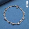 925 Sterling Silver Bracelet Chain Fashionable Wedding Jewelry