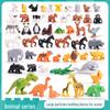 Large Particle Animal Accessories: Compatible Lego Building Blocks for Kids 3+ - Prairie, Ocean, Jungle Simulation Toy Parts