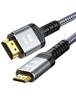 Snowkids Mini HDMI Cable 1m Mini HDMI Bidirectional 60Hz 18Gbps Suitable for A Male To Mini Type C 4K@ UHD, 1080P, 3D, HDR, ARC, Cameras, Laptops,