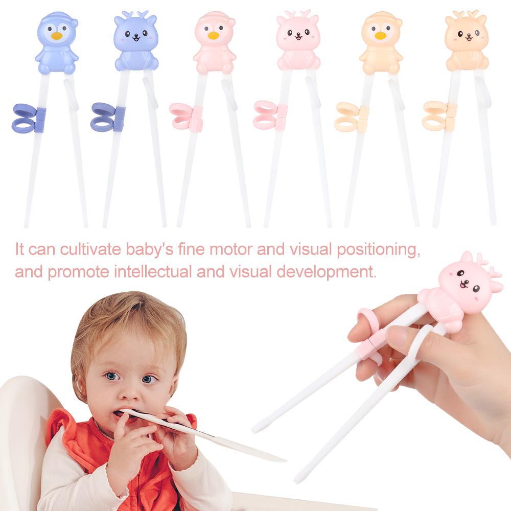 Cartoon Toughness Baby Tableware Learning Chopsticks Beginner Chopsticks Training Eating Helper