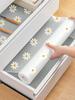 1 Roll Daisy Shelf Liner For Kitchen Cabinets EVA Waterproof Fridge Pad Cupboard Mat Easy Placemats Non-Adhesive Drawer Liner