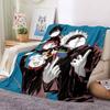 Anime Jujutsu Kaisen Soft Throw Blanket Throw Blanket Soft Cartoon Printed Bedspread Bedspread Sofa Gift Tv Blanket