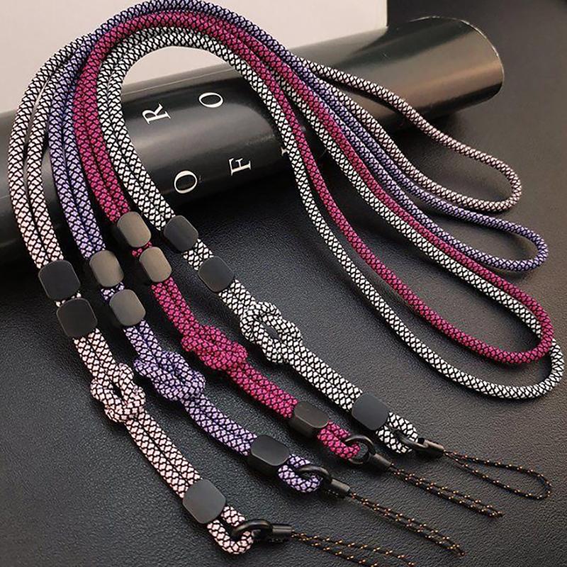 Long Neck Hanging Chain Hand-Woven Mobile Phone Lanyard Strong And Length Adjustable Dual-Use Lanyard Phone Anti-Lost Pendant