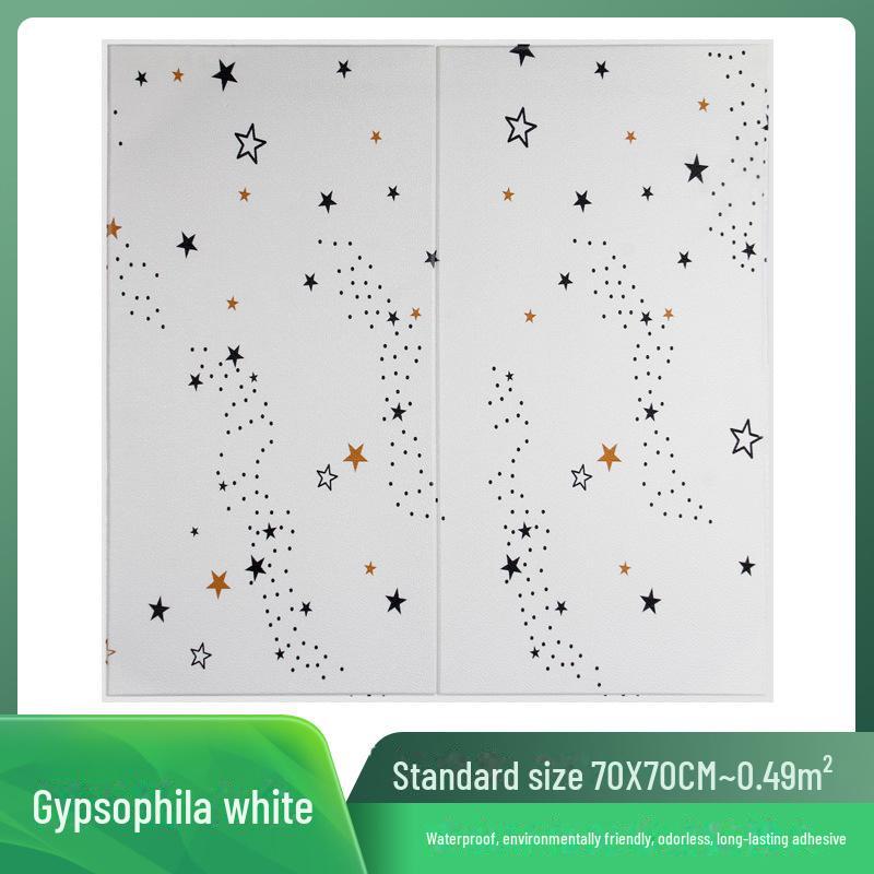 Self-Adhesive Waterproof Foam Wallpaper for Bedroom Walls