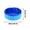 Foldable Dog Bath Swimming Pool Cat Pool Toy With Fish-Water Endless Self Play Interactive Cat Toys Pet Cleaning Water Basin
