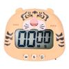 Digital Kitchen Timer Countup Countdown Cartoon Animal Sound Flash Alert Easy Operation with Stand for Cooking Teaching