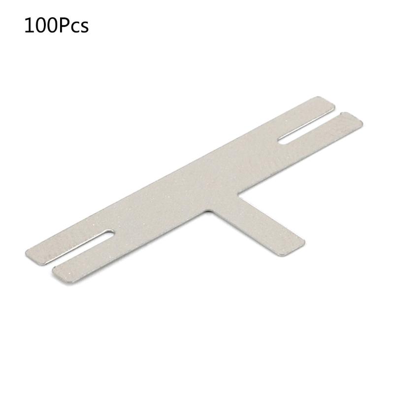100Pcs 18650 Battery Nickel Sheet Battery Nickel Sheet Belt For Spot Welding Machine Batteries Connection Sheets