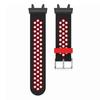 For Huami Amazfit T-Rex 3 Watch Band Dual Color Breathable Silicone Wrist Strap with Connector