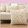 Geometric Pillow Cover Plush Material And Logo Living Room Sofa Home Decor