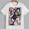 Anime Kochou Shinobu Demon Slayer T Shirt Summer Cotton Men Women Tee Couple Tops  Streetwear Harajuku O-Neck Hip Hop Casual Y2k