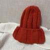Do Not Pick People, Solid Color Knitted Hats for Men and Women, Thickened and Showing the Face, Small Cone Top Wool Hat, Bare Body Pullover Hat Tide