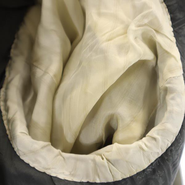 Lanvin Wool Glen Check Tailored Jacket Gray Men's Used