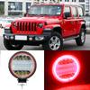 Work Light Bar Car Light Assembly Round Headlight Angel Eyes Lamp