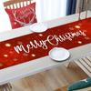 New Year Xmas Table Flag Cover Santa Claus Christmas Tablecloth  Christmas Party