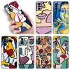 Picasso Abstract Art Painting Phone Case For Xiaomi POCO F2 F3 M2 M3 M4 X3 X4 Pro NFC F4 GT 5G F1 X2 C3 C31 C40 M5S Black Cover