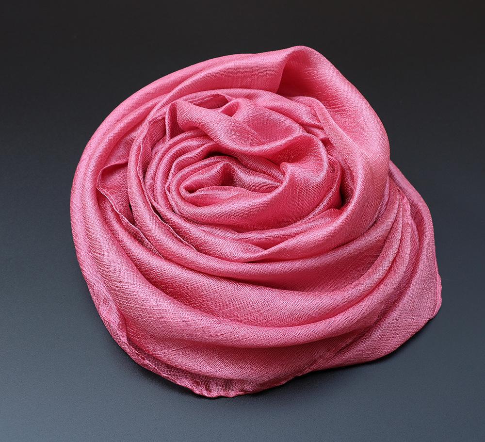 Pearlescent Korean-Style Women's Dutch Linen Scarf - Long, Smooth, and Fashionable Shawl