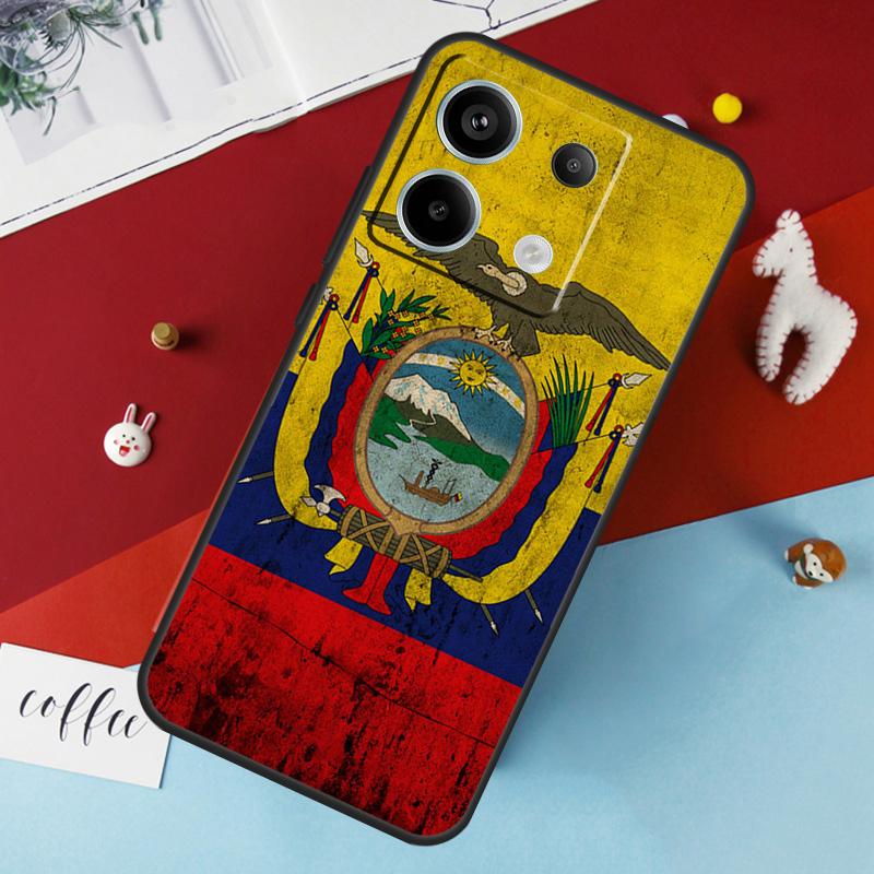 Ecuador Flag Case for Xiaomi Redmi Note 13 12 10 8 9 11 Pro 12S 10S 11S Redmi 13C 10A 10C 9C 12C Cover