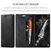 Premium Vintage Leather Wallet Case for Redmi Note 9-14 Series & POCO M2/M5S/X5/X7 - Flip Cover, Card Slots, Shockproof Retro (4 Colors)