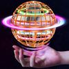 Tikduck Flying Ball Gyro Flying Light Ball Toy Hovering Boomerang Spinner Rotation with RGB Light USB Rechargeable Mini Drone for Kids Adults Popular