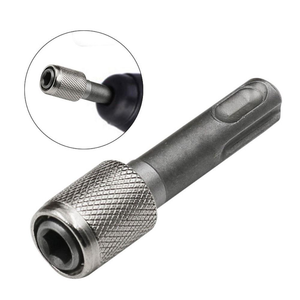 Round Shank To Hexagon Connecting Rod Tool Accessories Impact Drill Head Adapter