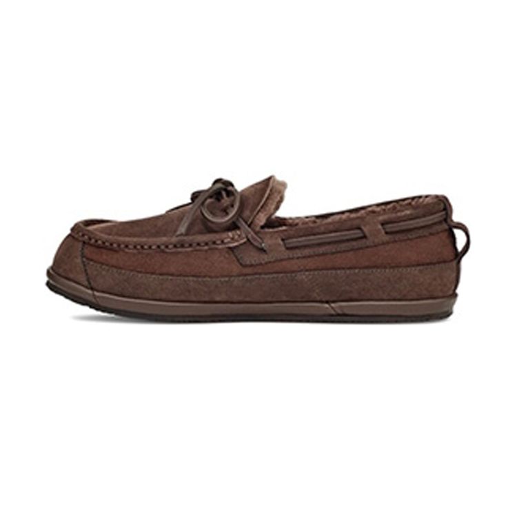 UGG Classic Casual Moccasin Flat Shoes Men Shoes Brown 1120924-GRZ