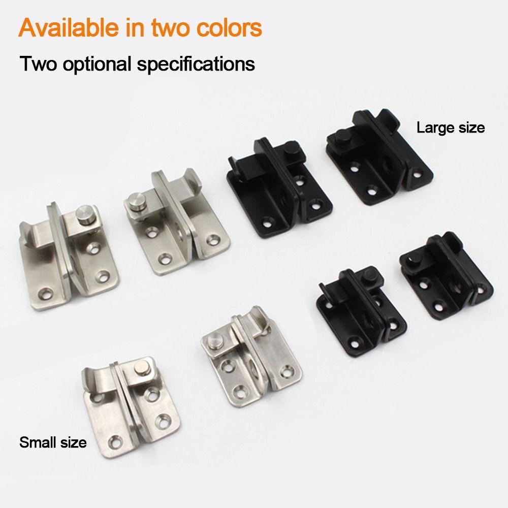 Anti-theft Sliding Door Lock Bolts Padlock Clasp Gate Safety Lock Useful Door Latch Home Hardware