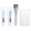 For Mustaches and Beards, Brush In Color, M-40 Medium-Dark Brown, 1 Multi-use Kit