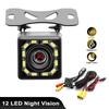 12 LED Car Reverse Camera Rearview Car Night Vision Waterproof Auto Parking Backup HD Image Sensor Wide Angle Rear View Camera