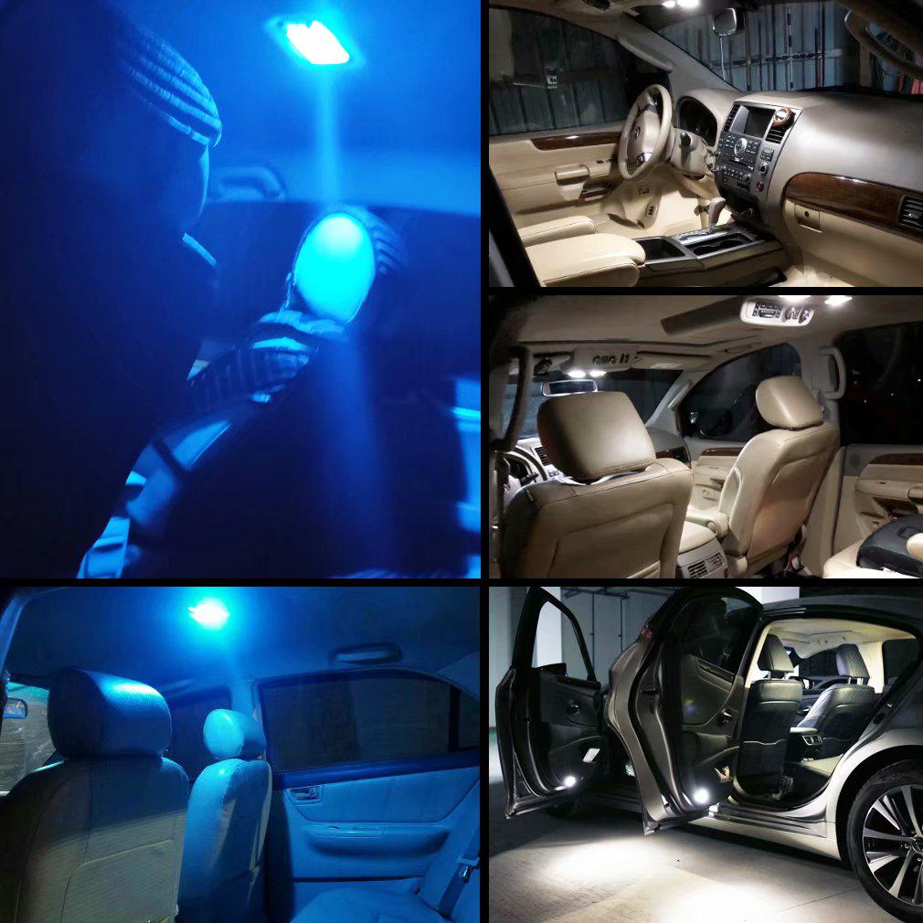 1x C5W LED Bulb Canubs 12V 6 SMD Super Bright White C10W LED Festoon 31mm 36mm 39mm 41mm Error Free License Plat Interior Light