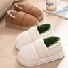 Waterproof Cotton Slippers Women's Winter New Couple Indoor Home Non-slip Warm Thick Bottom Outer Wear Cotton Drag Men