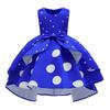Kids Girls Polka Dot Print Princess Dress Girls Brithday Party Dresses Costume
