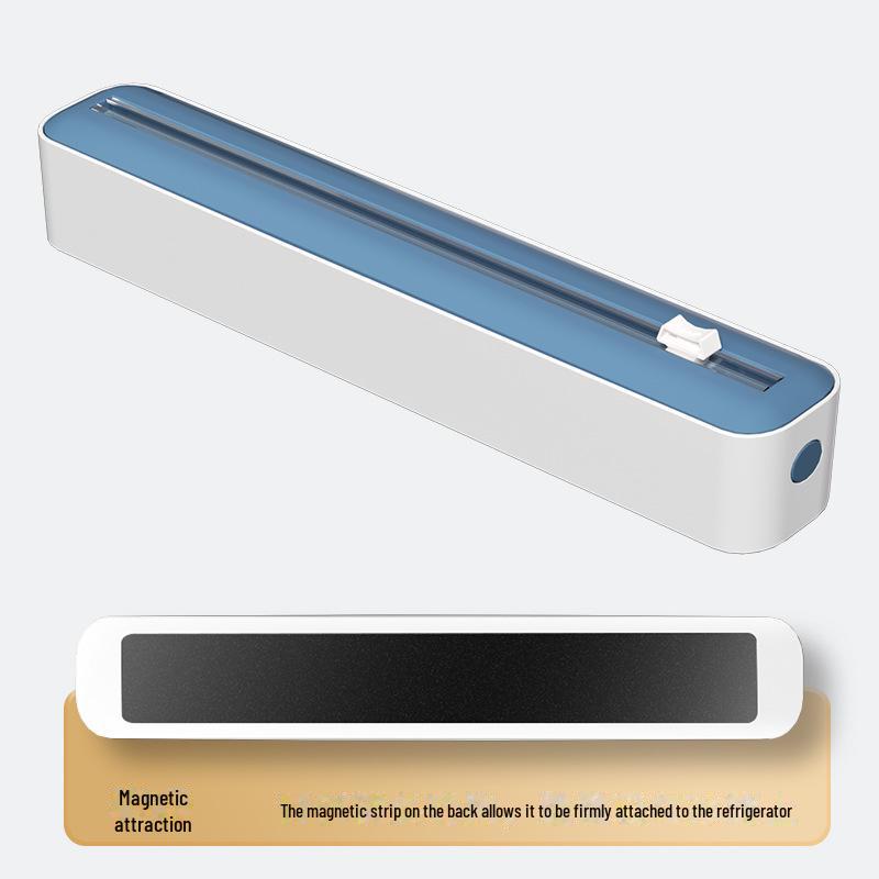 Magnetic Adjustable Kitchen Film & Foil Cutter with Storage Box