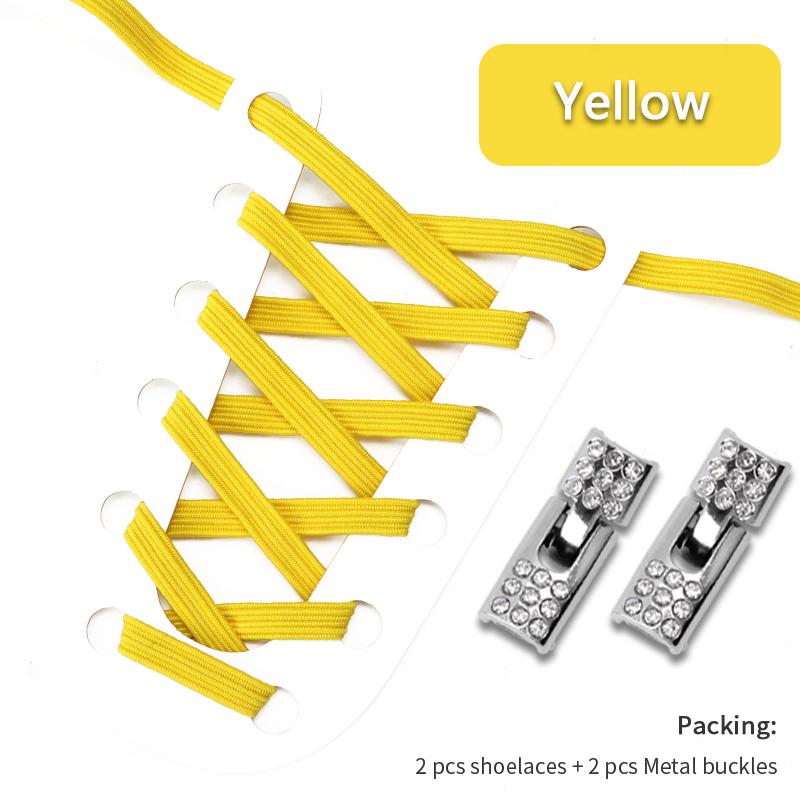 4Pcs Elastic Laces Sneakers Kids Adult No Tie Shoelace Cross Lock Shoelaces Without Ties 8MM Width Rubber Bands Shoes Accessorie NO.8