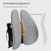 Ergonomic Car & Office Lumbar Support Cushion - Breathable, Comfortable, Double Back Design
