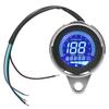Speedometer 0?160KMH LCD Digital LED Speed Gauge for Motorcycle 12V DC Retro Chrome Style