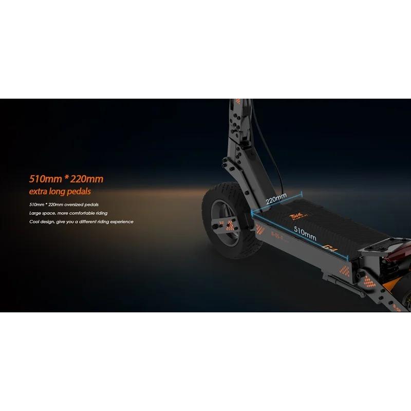 EU Stock KuKirin G4 Electric Scooter 2000W Motor 60V 20Ah Battery 75km Top Range 70km/h Max Speed 11" Off-Road Vacuum Tires