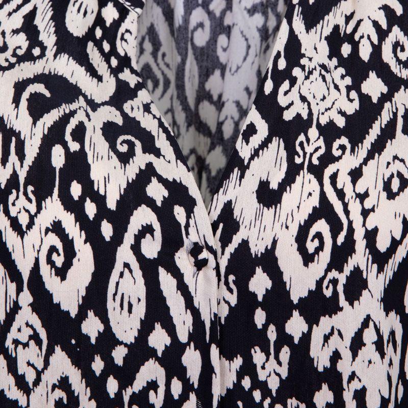 V-neck Blouse Ikat Beata Ethnic Print Woman LA PETITE ETOILE