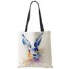 Butterfly Animal Cat Print Tote Shoulder Bag For Women Shopping Reusable Bags For Groceries Folding Travel School Beach Bags