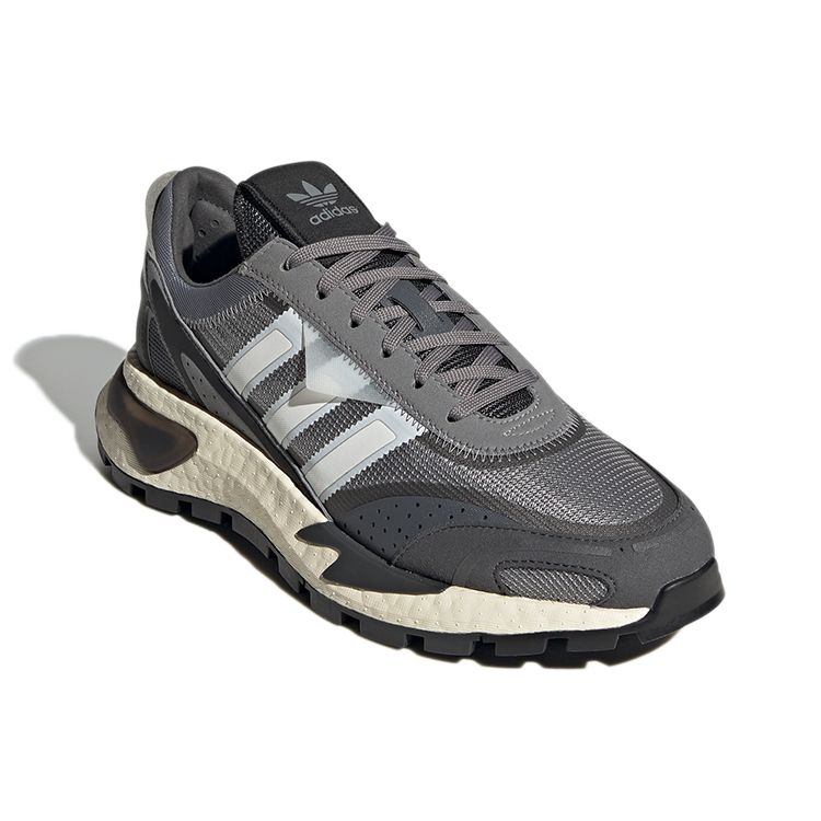 Adidas Originals Retropy P9 Retro Fabric Slip-Resistant Durable Breathable Low-Top Training Running Shoes Unisex Sneaker Gray Black White GY4006