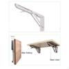 2 Pieces Foldable Shelf Brackets Heavy Duty, Practical, DIY Convenient for Balcony Backyard Table