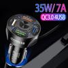 Car USB Charger PD 20W 4 Port Quick Charge 3.0 Universal Type C Fast Charging For IPhone Type C Car Charger