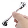 Mini 1/4 Inch Double Ended Quick Socket Ratchet Wrench Rod Screwdriver Bit Tool Contain 1 X Ratchet Handle Wrench Hand Tools